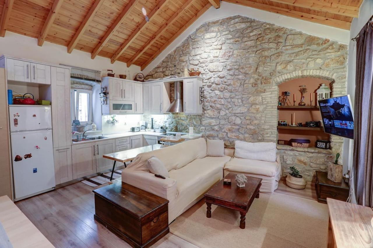 Luminous 2Bd Stone Apt In The Alleys Of Corfu Town Eksteriør bilde